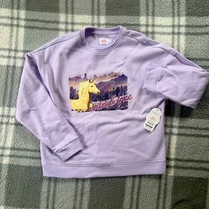 Purple Crewneck Sweatshirt